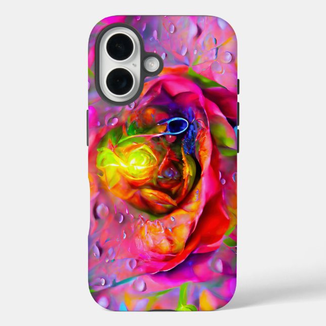 Surreal Floral Art Case-Mate iPhone Hülle (Rückseite)