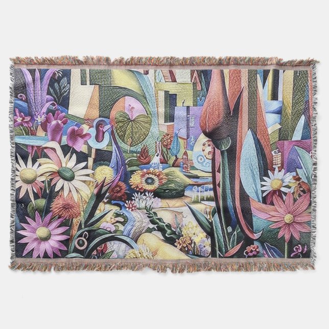 Surreal Garden - Blumenbild 1 Decke (Vorderseite)