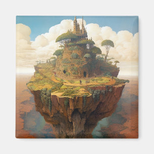Surreal Island Landschaft Fantasy Art Magnet
