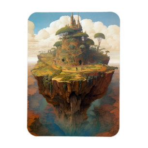 Surreal Island Landschaft Fantasy Art Magnet