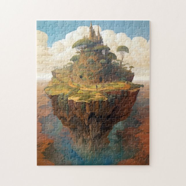 Surreal Island Landschaft Fantasy Art Puzzle (Vertikal)