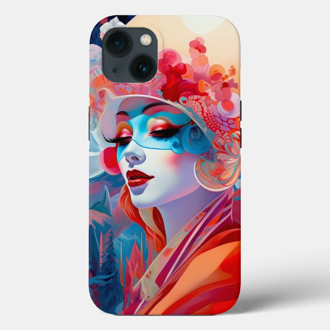 Surreal Lady Fantasy Art Case-Mate iPhone Hülle (Rückseite)