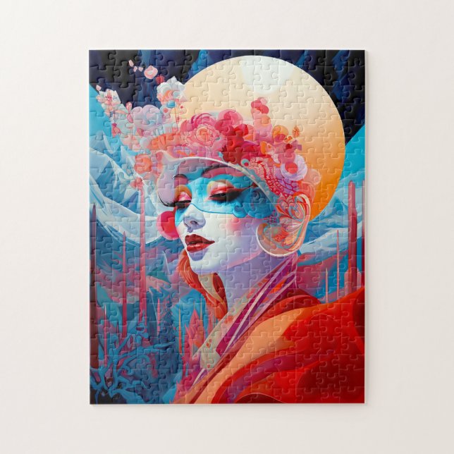 Surreal Lady Fantasy Art Puzzle (Vertikal)