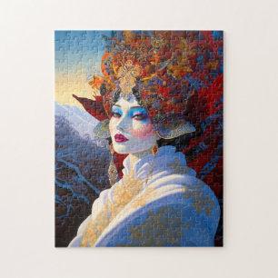 Surreal Lady Fantasy Art Puzzle