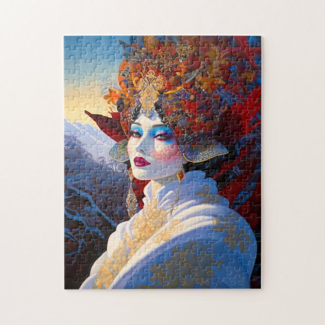 Surreal Lady Fantasy Art Puzzle (Vertikal)
