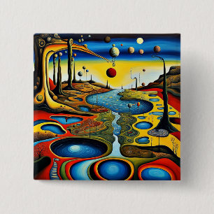 Surreal Landscape Button