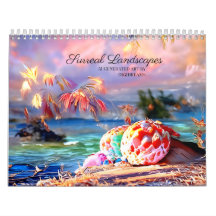 Surreal Landscape Colorful Nature Fantasy Malerei