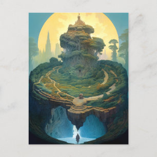 Surreal Landscape Fantasy Art Postkarte