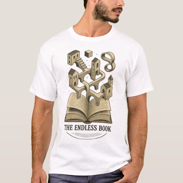 Surreal Literary Art, Infinite Imagination  T-Shirt (Vorderseite)
