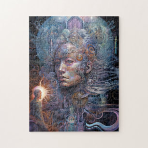 Surreal Man Visionary Art Puzzle