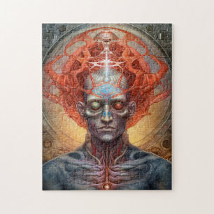 Surreal Man Visionary Art Puzzle
