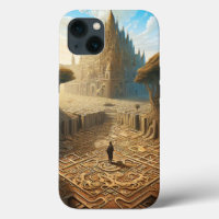 Surreal Maze Burg Fantastische Bergwelten