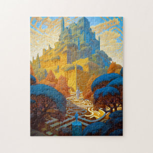 Surreal Maze City Puzzle