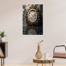 Surreal Melchend Poster - Abstrakte Traumkunst