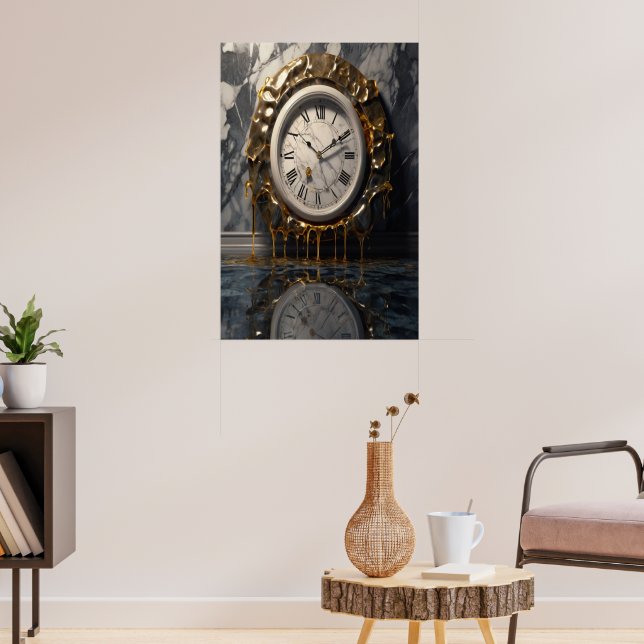 Surreal Melchend Poster - Abstrakte Traumkunst (Wohnzimmer 3)