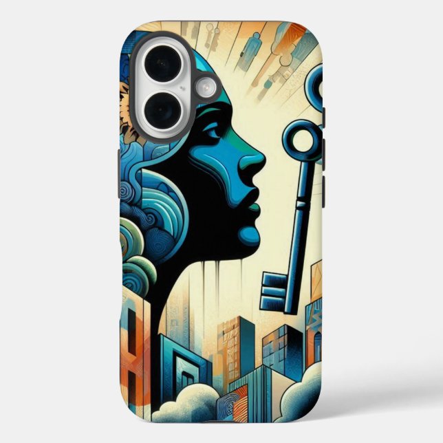 Surreal Mind Art Case-Mate iPhone Hülle (Rückseite)
