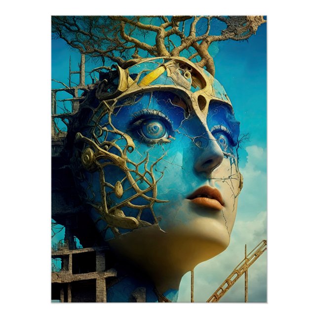 Surreal Modern Concept Fine Art Poster (Vorderseite)