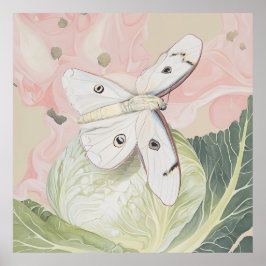 Surreal Moth Poster