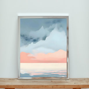 Surreal Mountain Lake Fotodruck