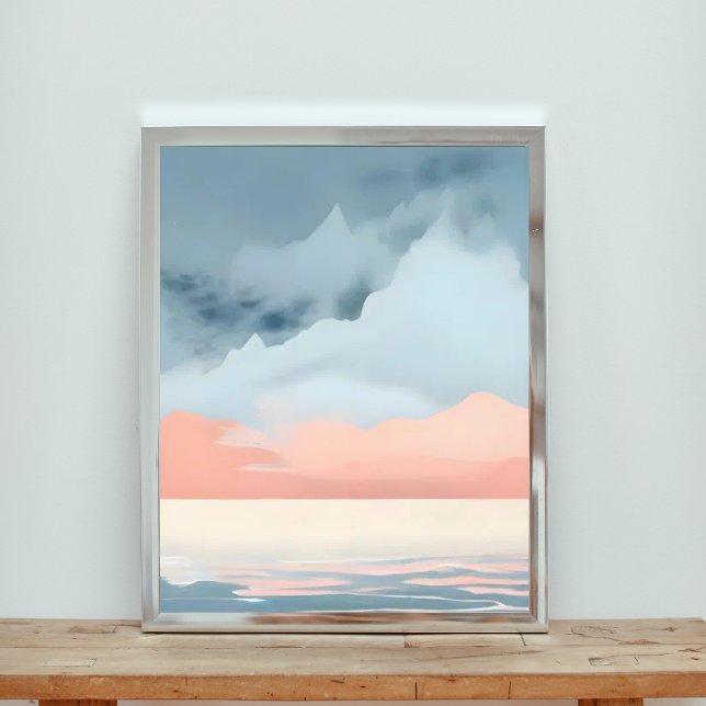 Surreal Mountain Lake Fotodruck (Von Creator hochgeladen)