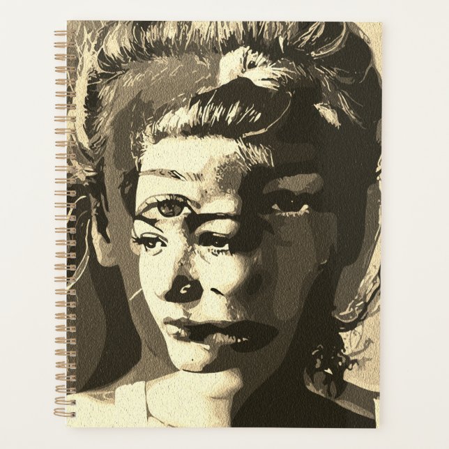 Surreal Multi-Mit Augen Portrait - Abstrakt Psyche Planer (Vorderseite)