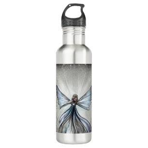 Surreal Painted Opal Sunburst Fairy Edelstahlflasche