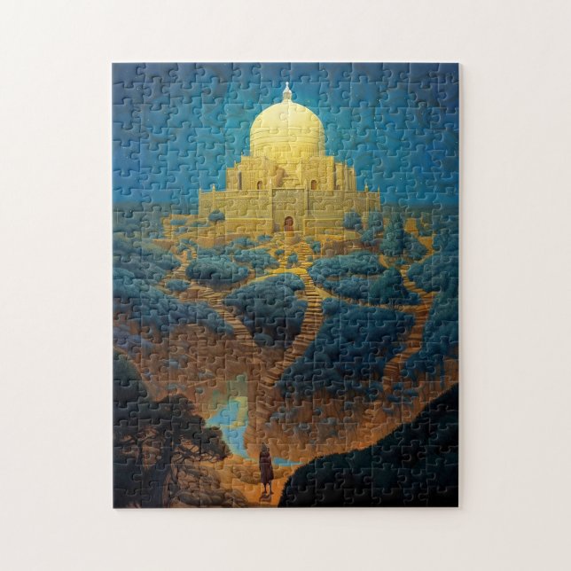 Surreal Palace Landschaft Puzzle (Vertikal)