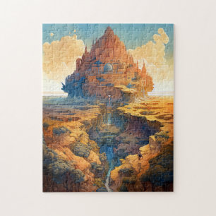 Surreal Palace Landschaft Puzzle