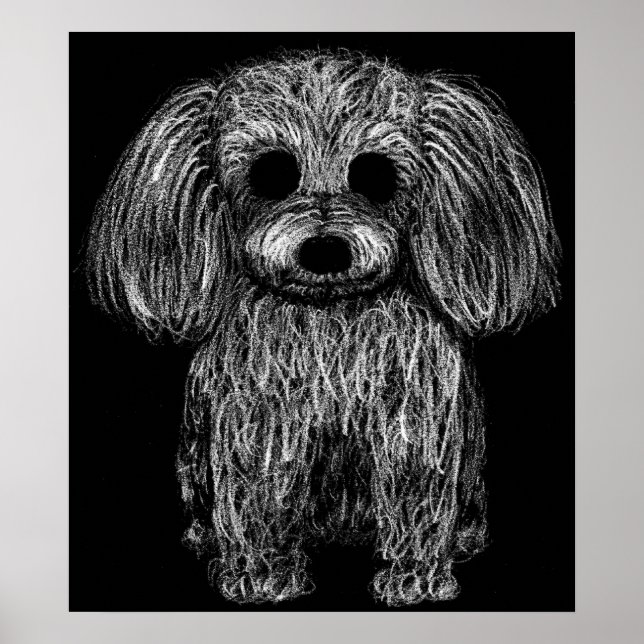 Surreal Poodle Poster (Vorne)
