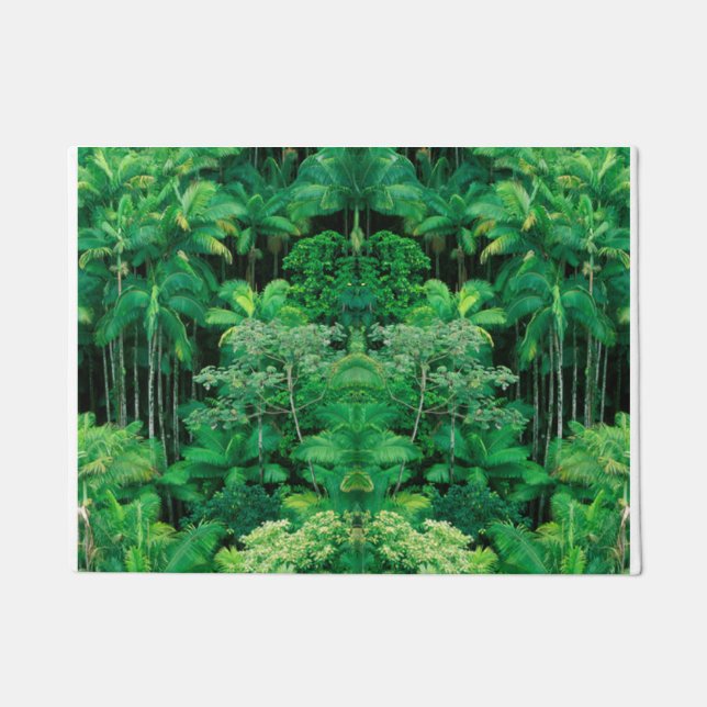 Surreal Rain Forest Theme Fußmatte (Vorderseite)
