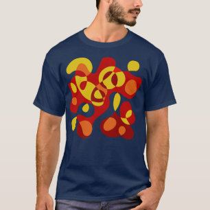 Surreal Shapes Miro Inspiriert 3 T-Shirt