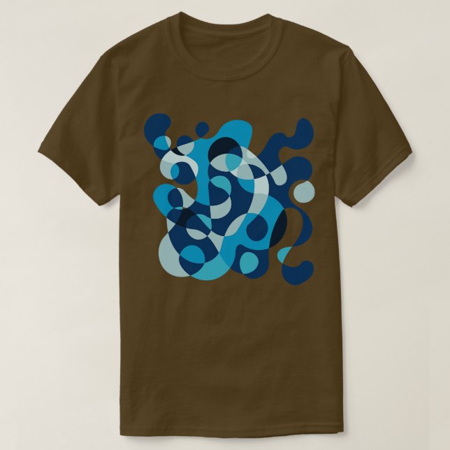 Surreal Shapes Miro Inspiriert 5 T-Shirt (Design vorne)