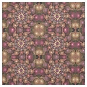 Surreal Shiny Blume Modernes Abstraktes Fraktal Ku Stoff