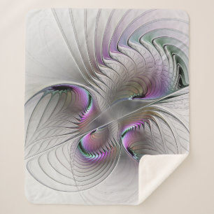 Surreal Shy Beauty Modern Abstract Fractal Art Sherpadecke