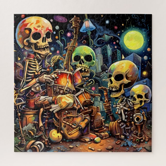 Surreal Skelette I Puzzle (Vertikal)