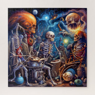 Surreal Skelette II Puzzle