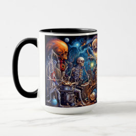 Surreal Skelette II Tasse