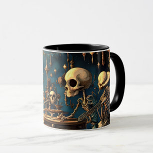Surreal Skelette III Tasse