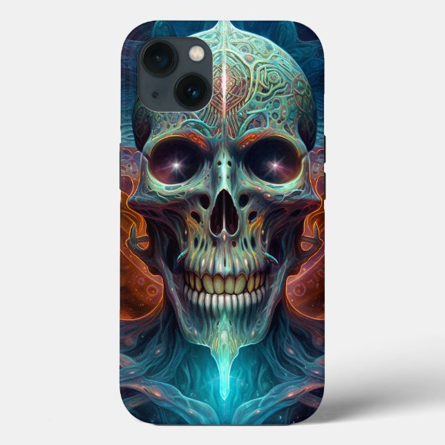 Surreal Skull Gothic Horror Art Case-Mate iPhone Hülle (Rückseite)
