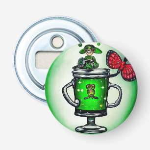 Surreal St. Patrick's Day Green Beer Flaschenöffner