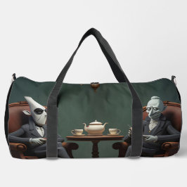 Surreal Tea Zeit auf der seltsamen Seite. 15 Duffle Bag