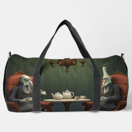 Surreal Tea Zeit auf der seltsamen Seite. 18 Duffle Bag