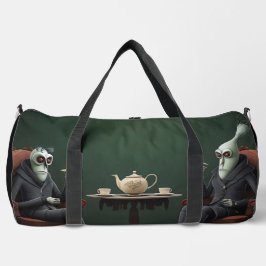 Surreal Tea Zeit auf der seltsamen Seite. 19 Duffle Bag