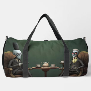 Surreal Tea Zeit auf der seltsamen Seite. 9 Duffle Bag