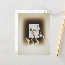 Surreal Tee mit dem weißen Sonnenschein Postkarte