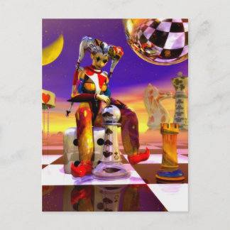 Surreal Time by Lenny metaphysische Kunst Postkarte