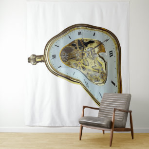Surreal Time Tapestry Wandteppich