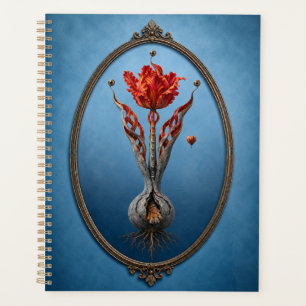 Surreal Tulip Fantasy Hardcover Notebook Planer