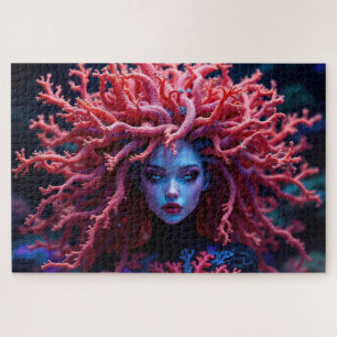 Surreal Unterwasser-Korallenriff Muse Puzzle