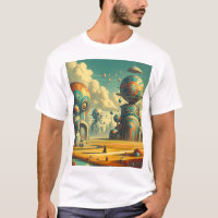 Surreal Vibranly Retrofuturistic Wonderland
